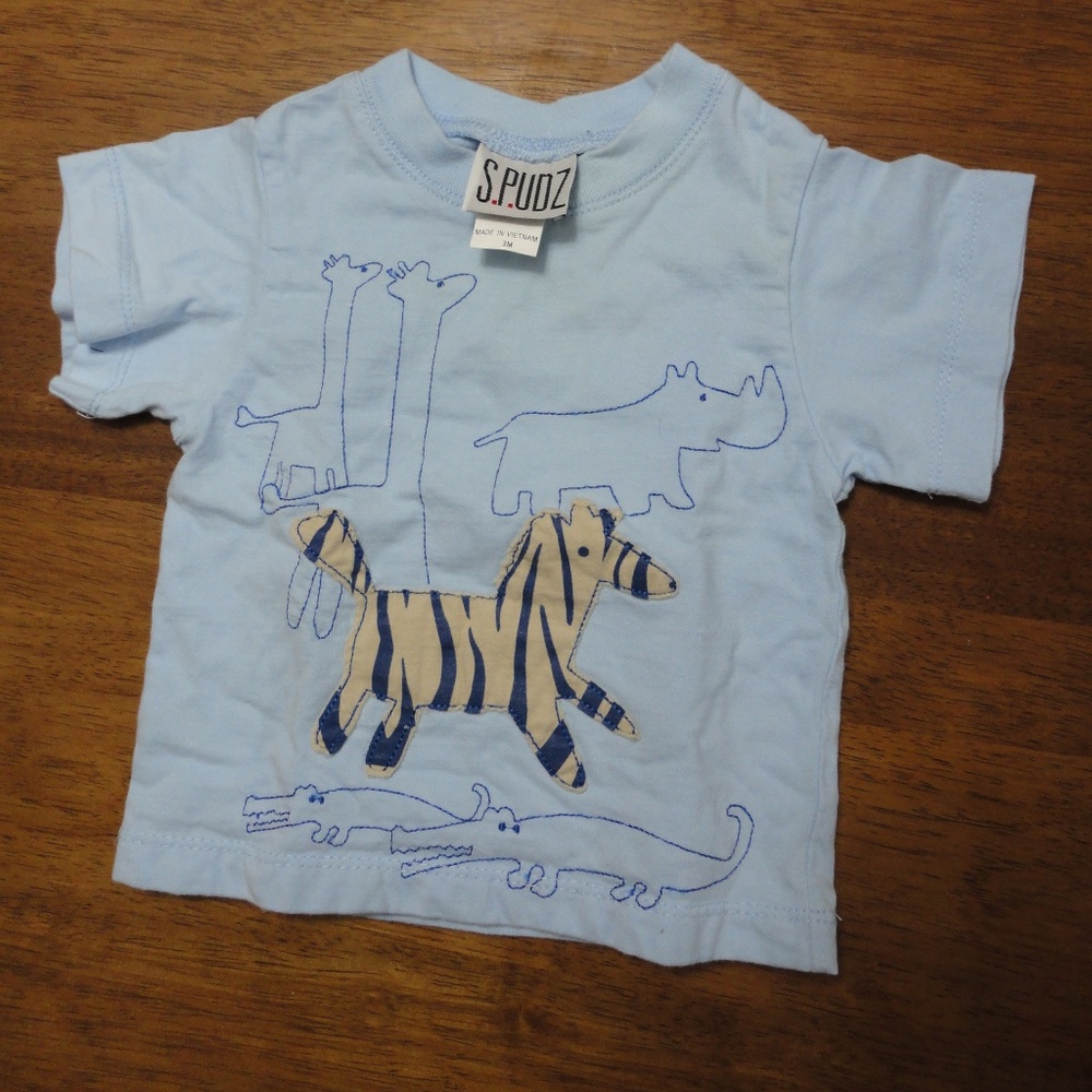 Spudz 3 month shirt
